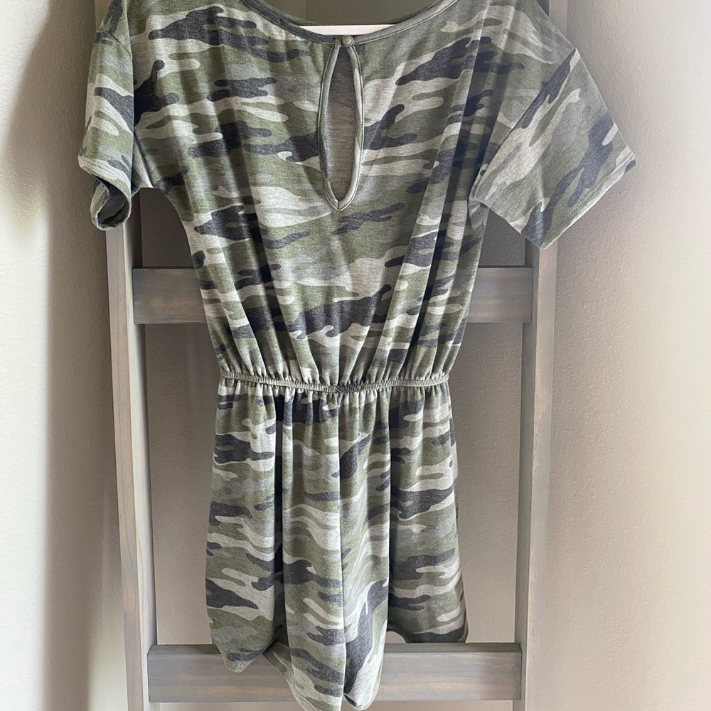 Camo Green Romper - Picture 2 of 3